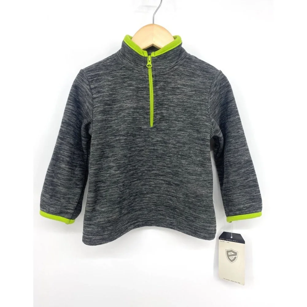 Encrypted Supply Company 1/4 zip fleece NEW WITH TAGS